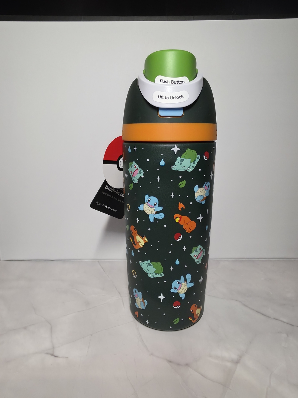 Owala 16 oz Pokemon Special Edition FreeSip Water Bottle - Kanto First Partner